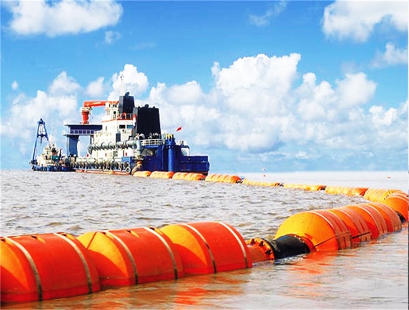 Dredging steel pipe