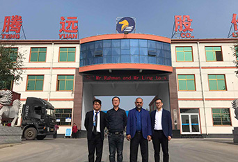 Bangladesh Clients Came to Our Factory to Inspect the Dredging Products on Oct. 23rd, 2017.